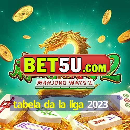 tabela da la liga 2023 IOS